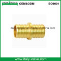 Customized Quality Brass Mpt Adpt Solder Coupling/ Nipple (AV9032)